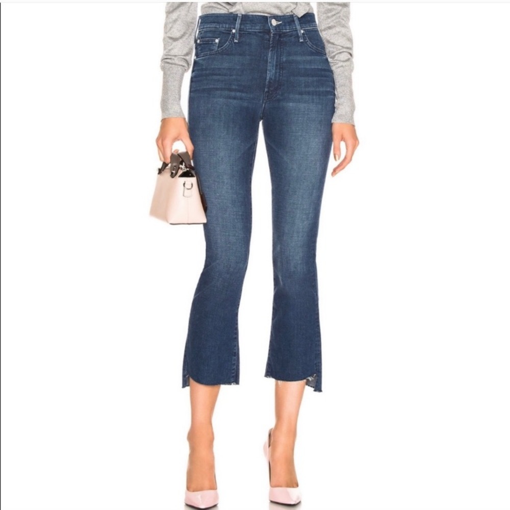 Mother Insider Crop Step Fray